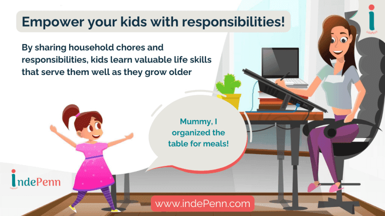 Empower your kids with responsibilities