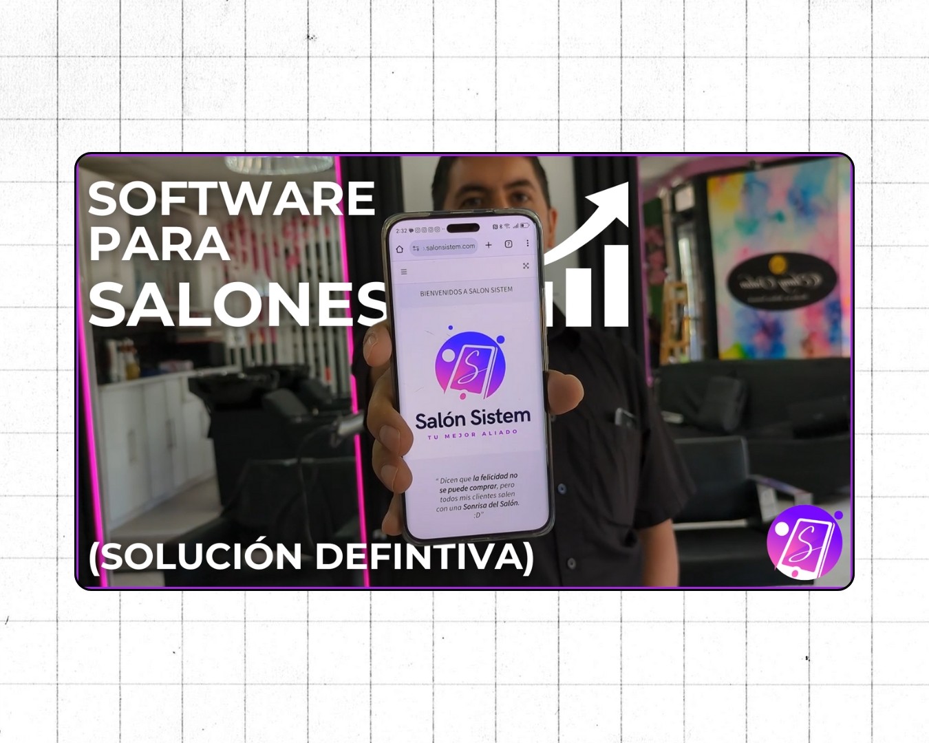 Video de ventas para software de salones de belleza Salón Sistem en Panamá – solución digital para gestión de negocios
