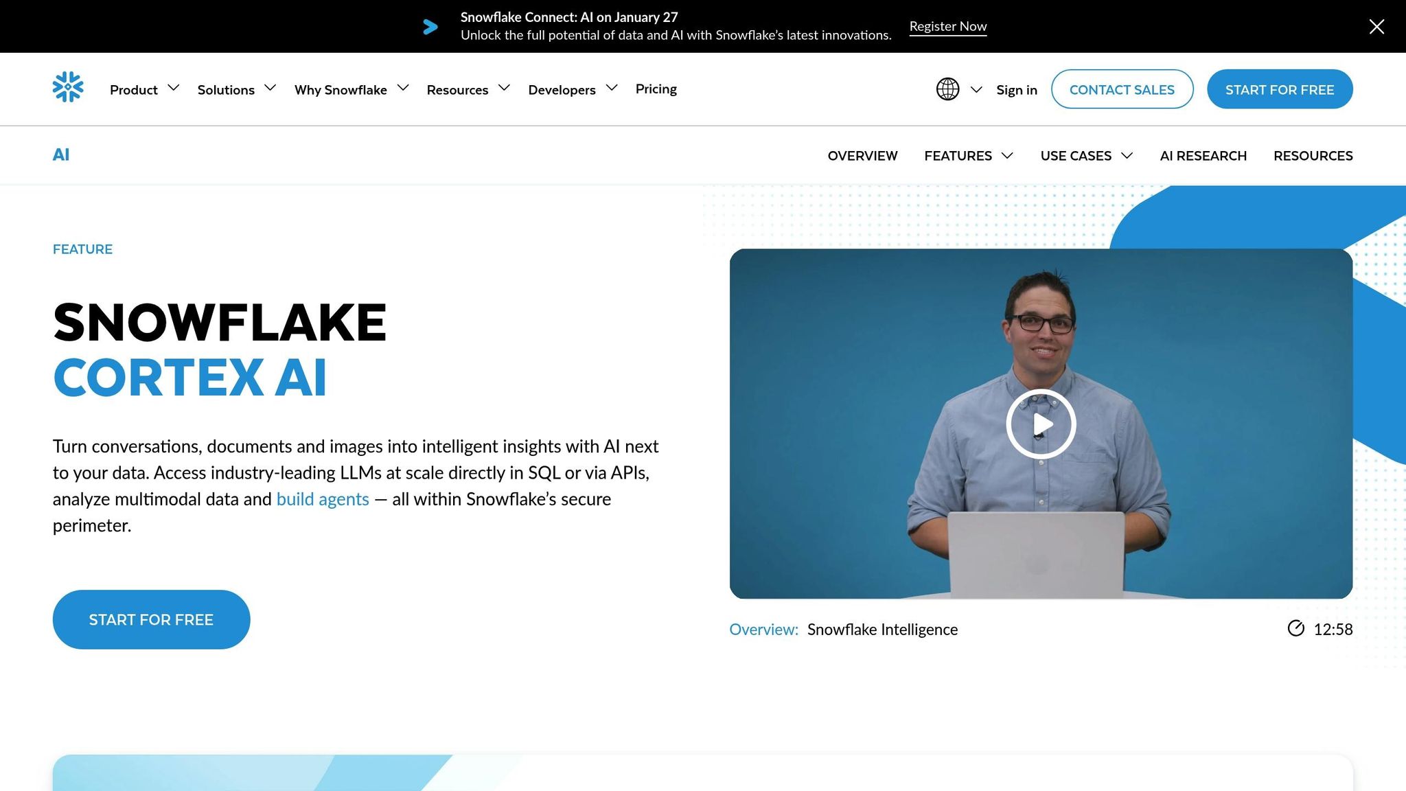 Snowflake Cortex AI