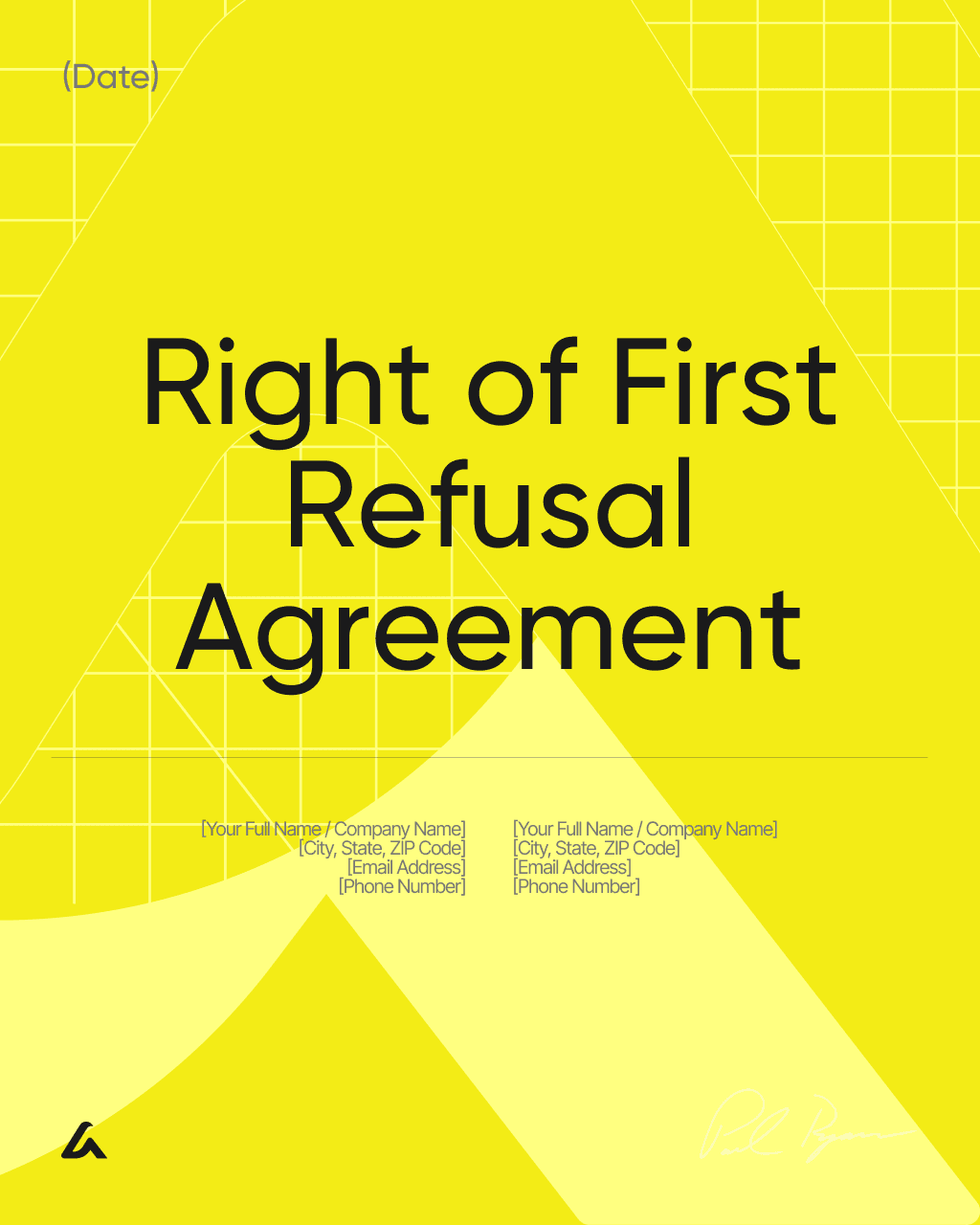 Right of First Refusal Agreement