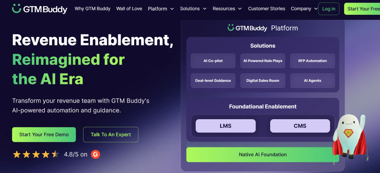 GTM Buddy homepage