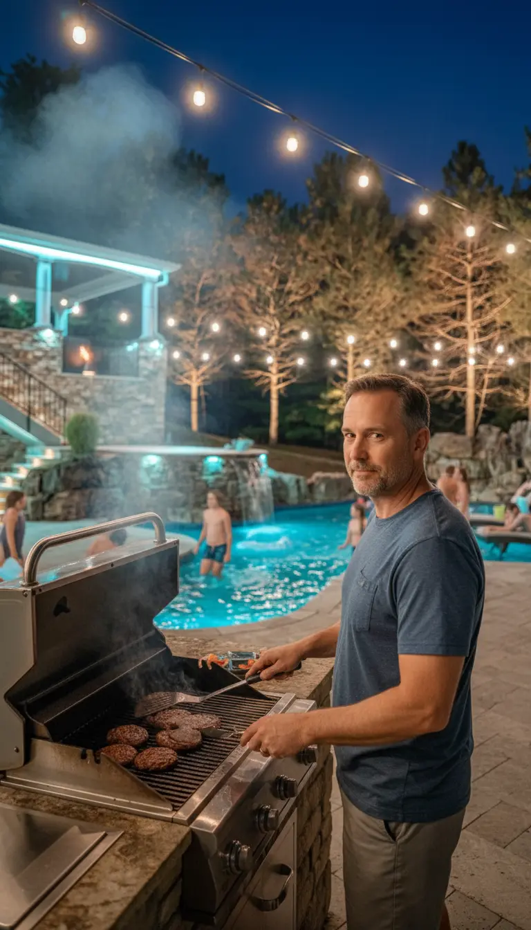 On the grill cooking