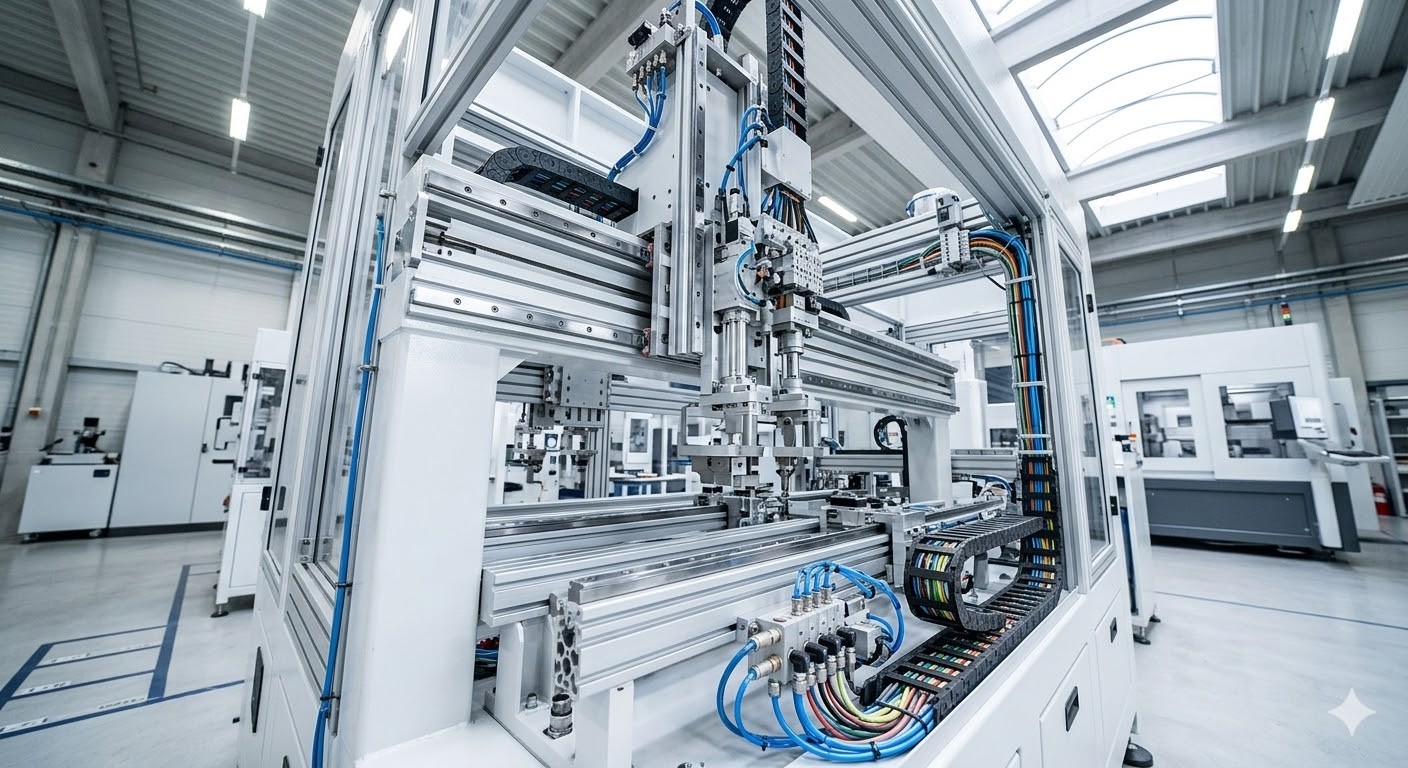 Technician fixing hardware