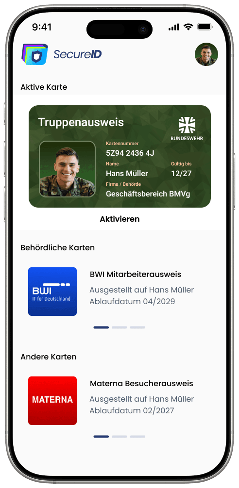 Phone mockup of the Superpower app