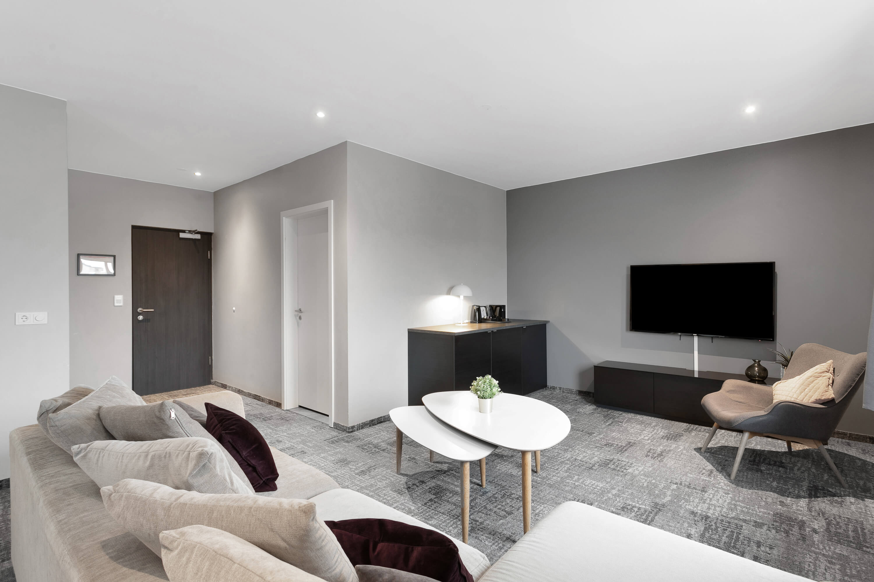 Fjölskyldu herbergi á Konvin Hotel