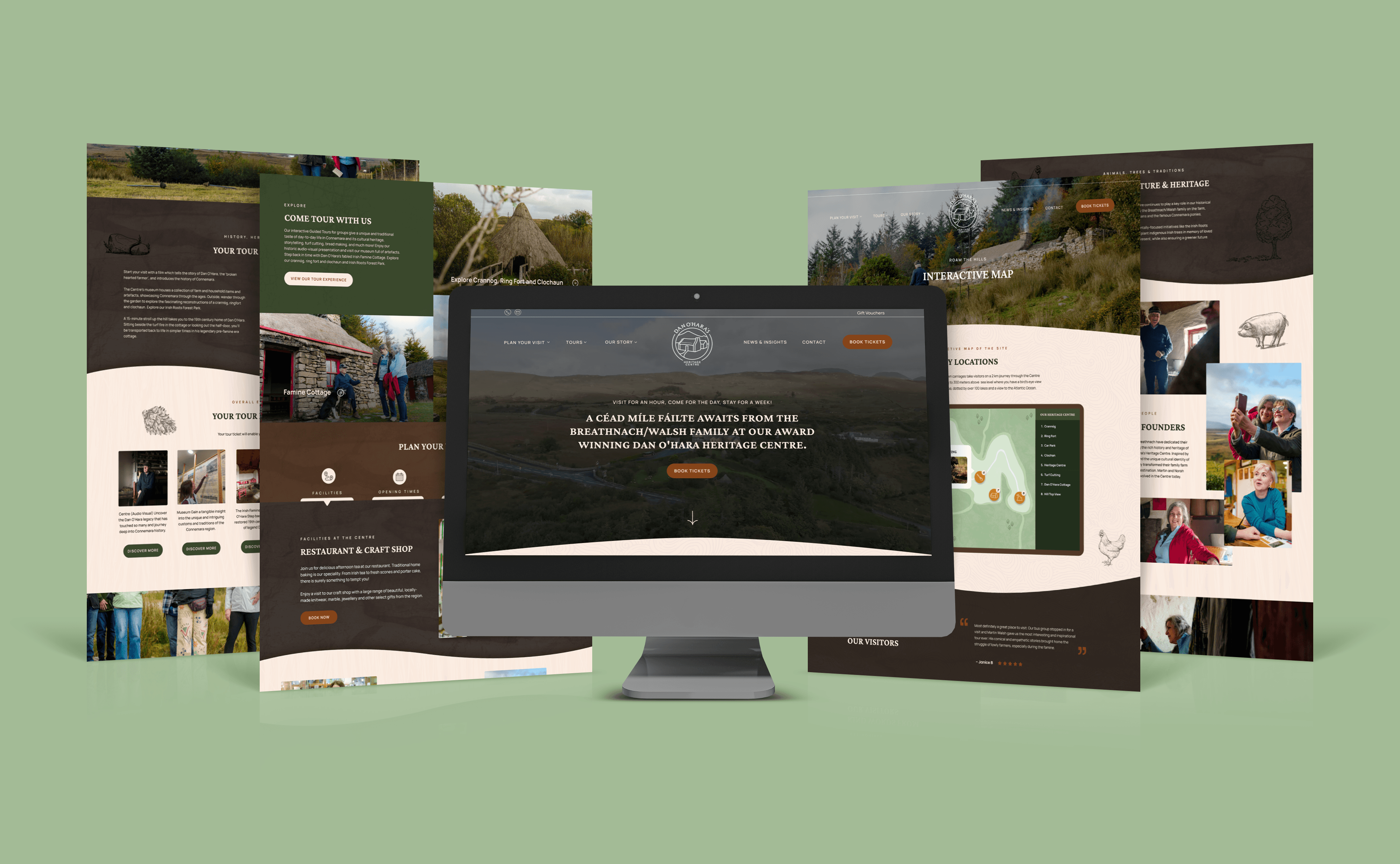 Showcasing the app by a horse