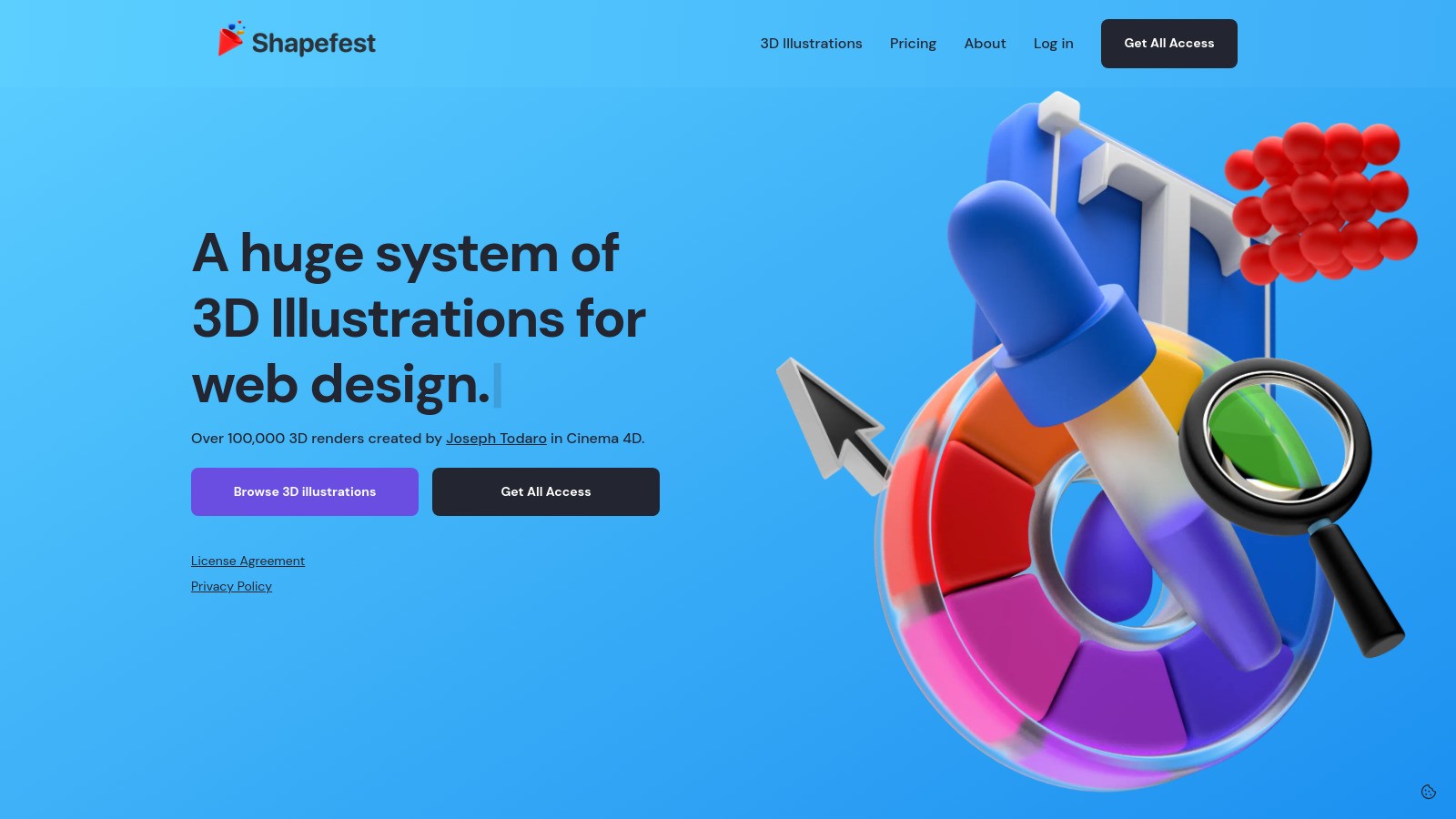 Shapefest Premium 3D Illustrations