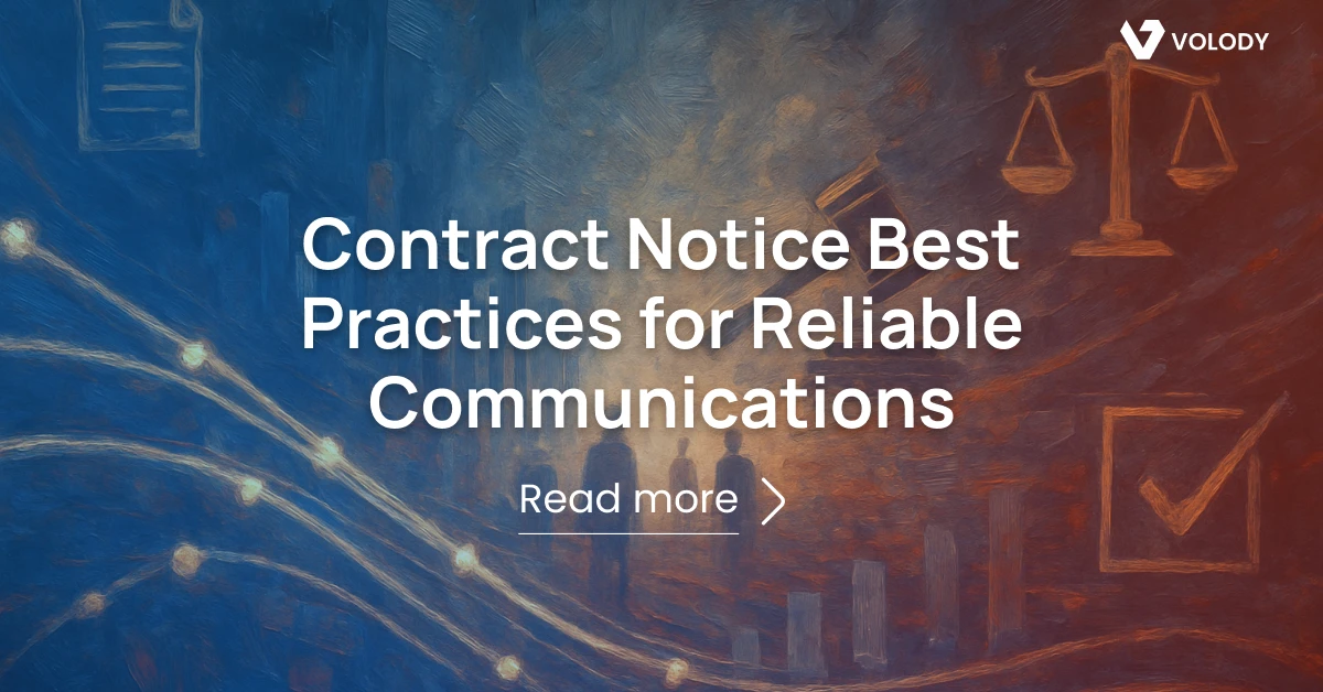 Contract Notice Best Practices for Reliable Communications