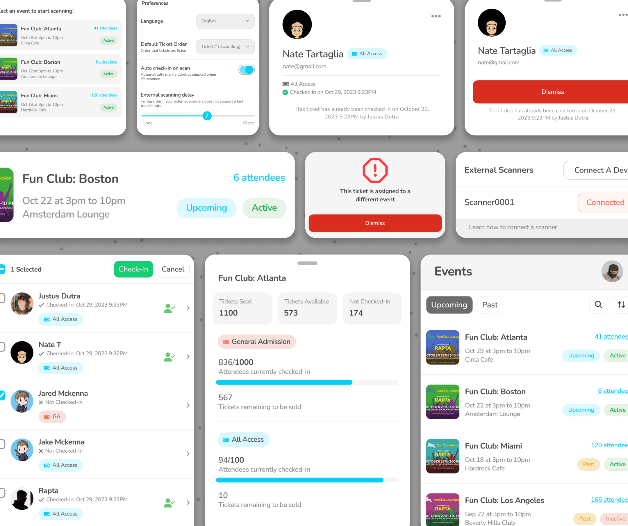 EQ Access Scan App Components
