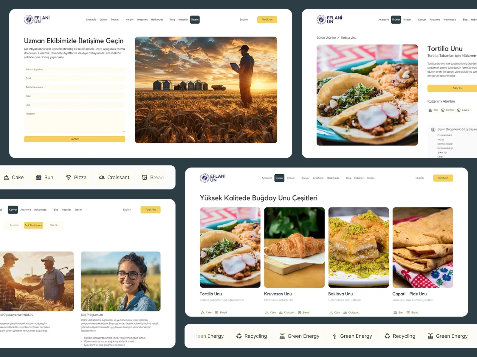 Eflani Flour UX&UI Design project