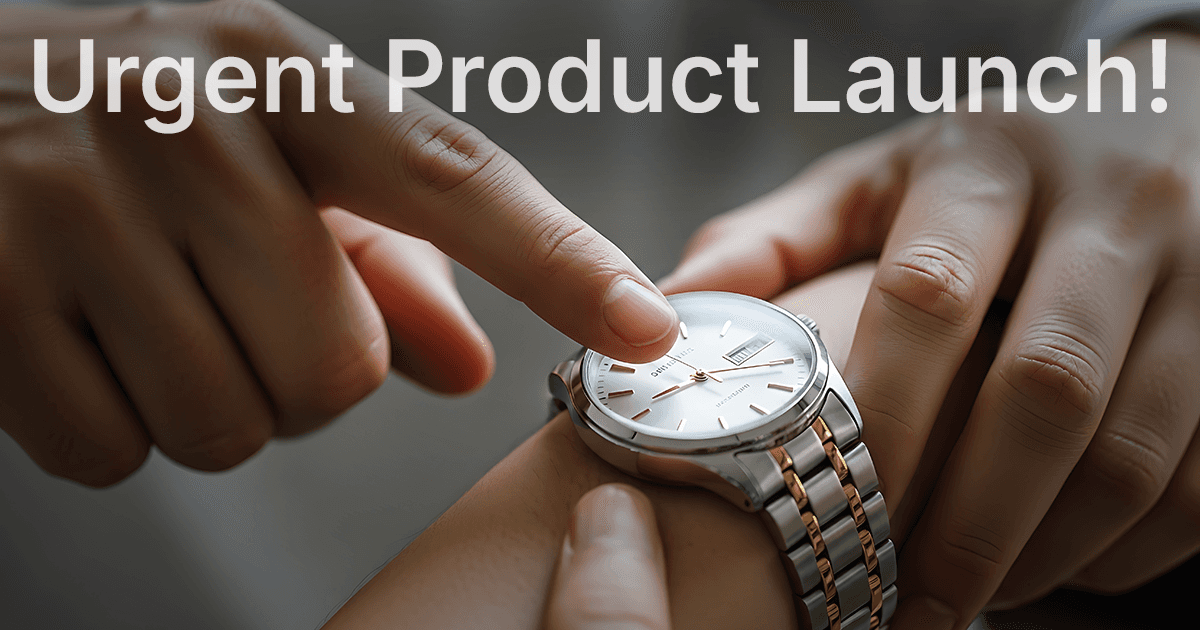 Urgent Product Launch