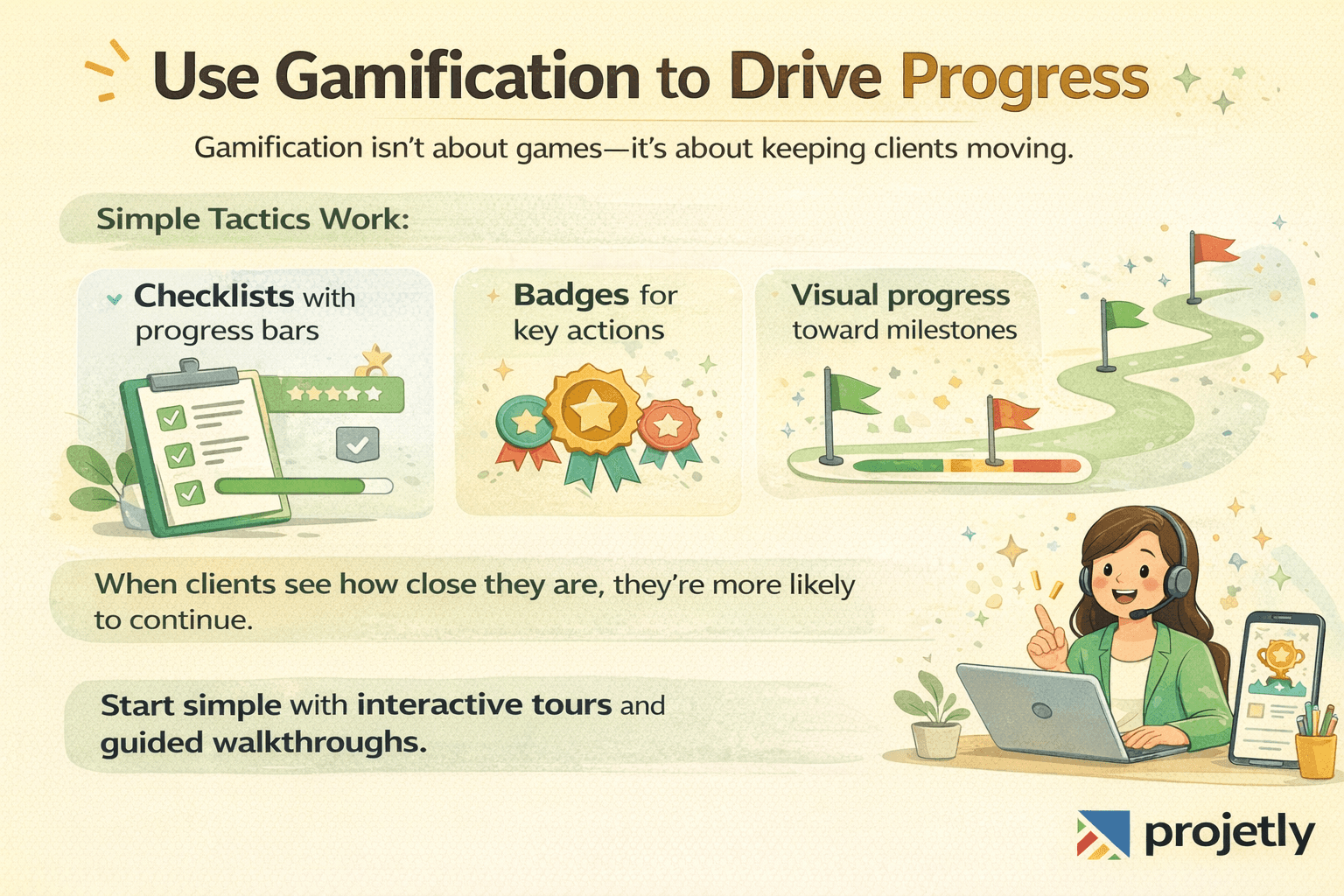 5. Gamify the Experience to Drive Completion