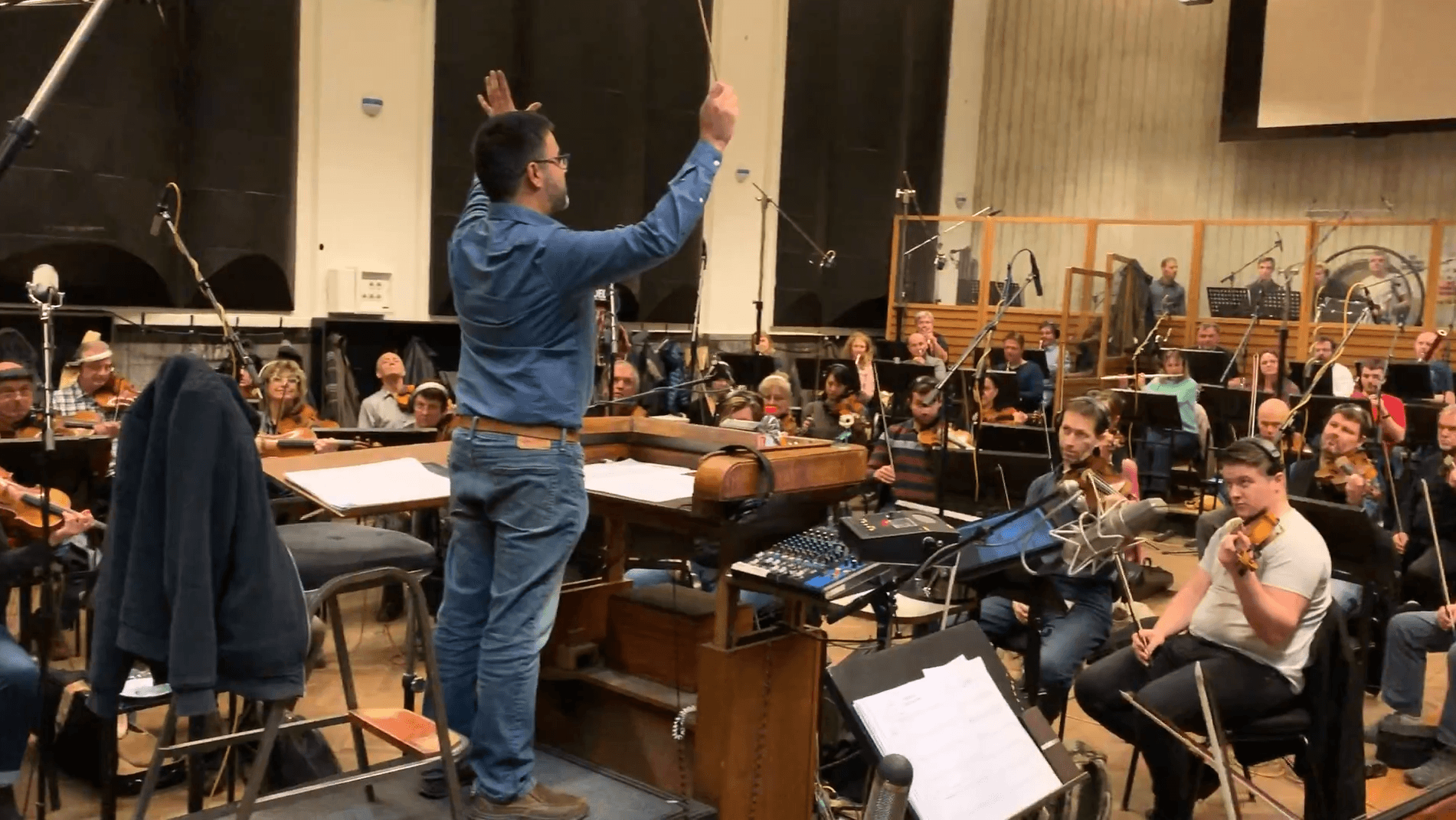 Barn Conducts Orchestra
