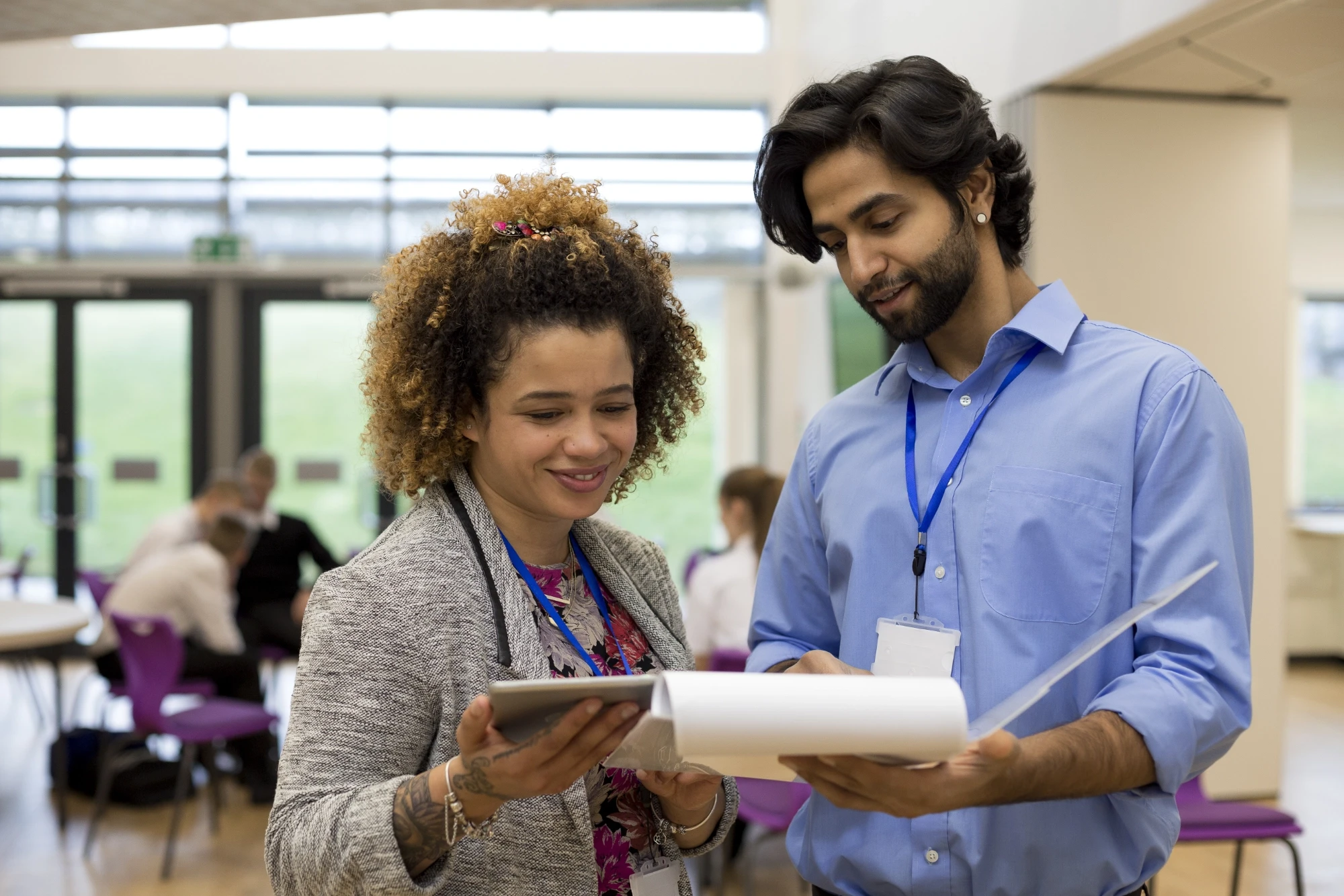 two teachers planning