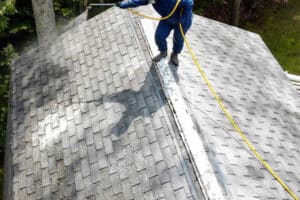 letting suds dwell on roof during roof washing lexington, sc