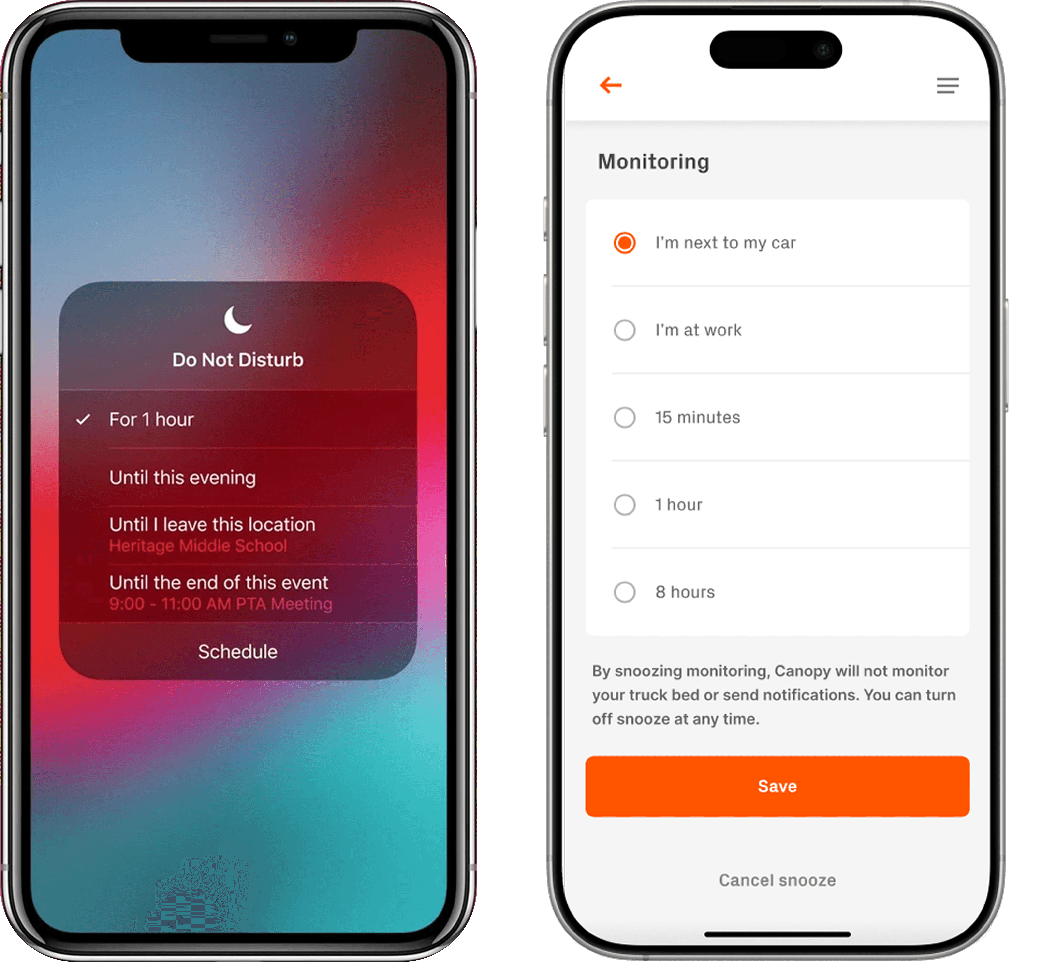 Design inspiration: Apple Do Not Disturb