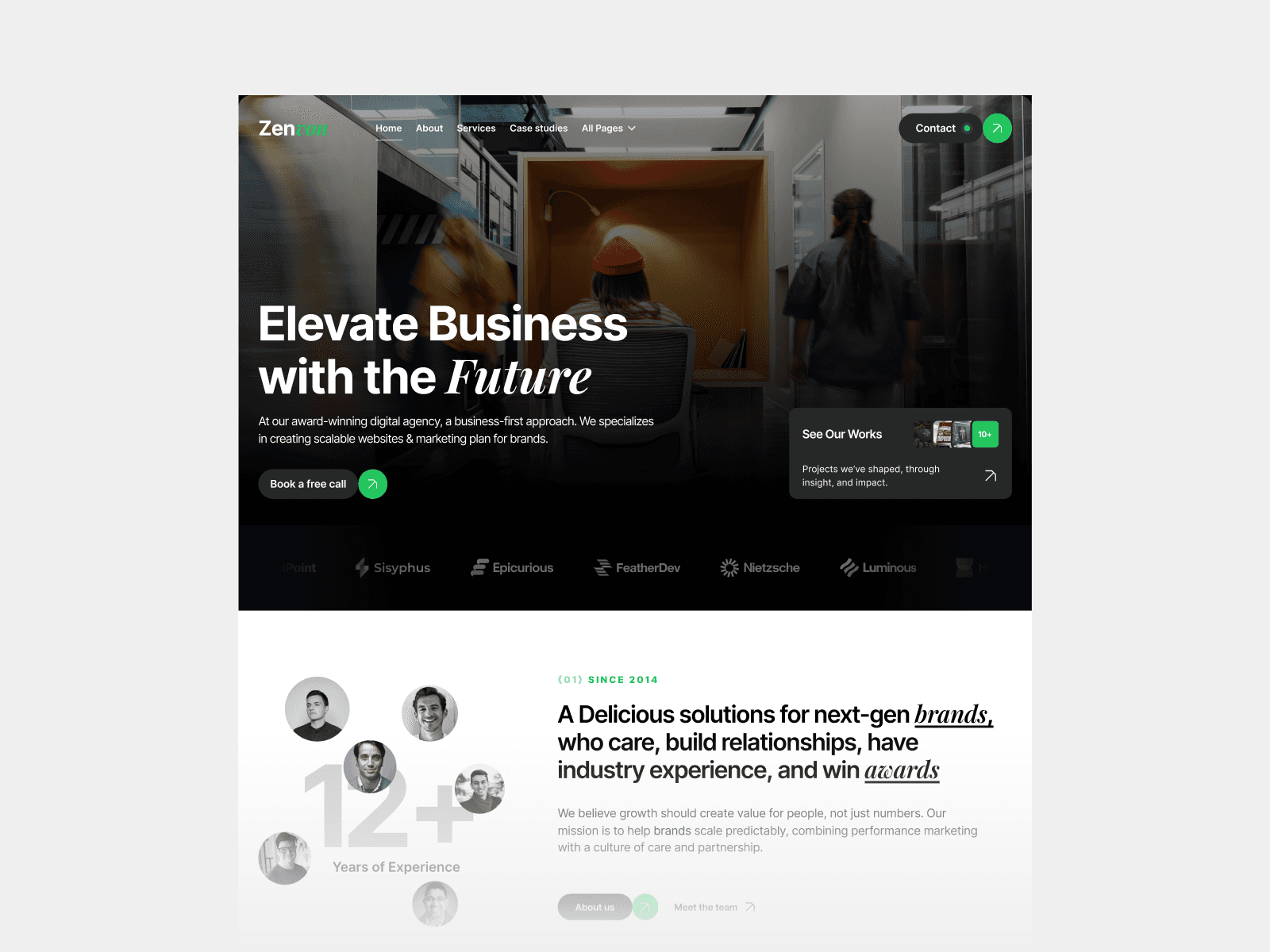 webflow marketing agency