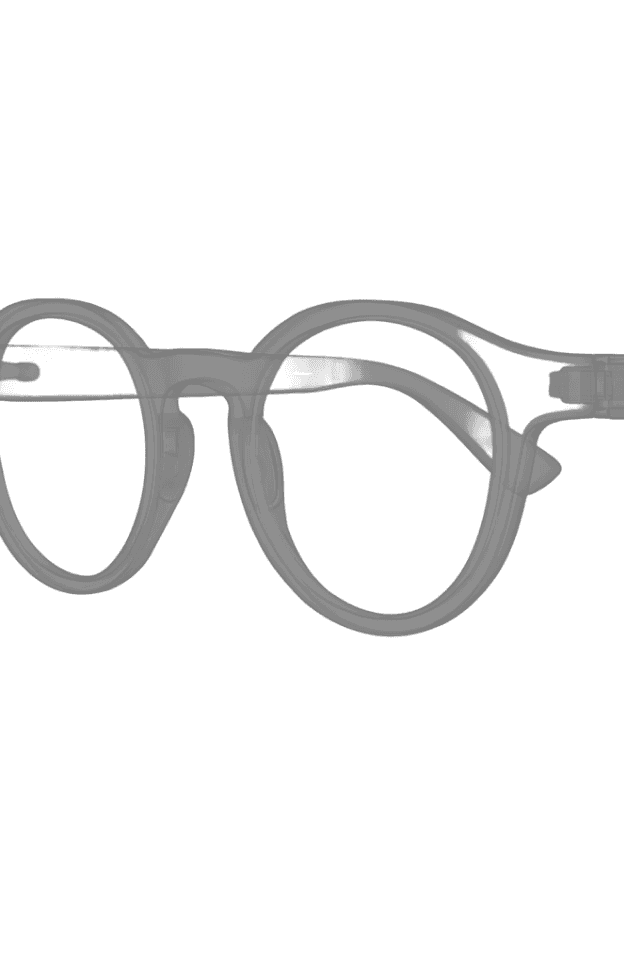Halo X AI Glasses render in X-RAY mode