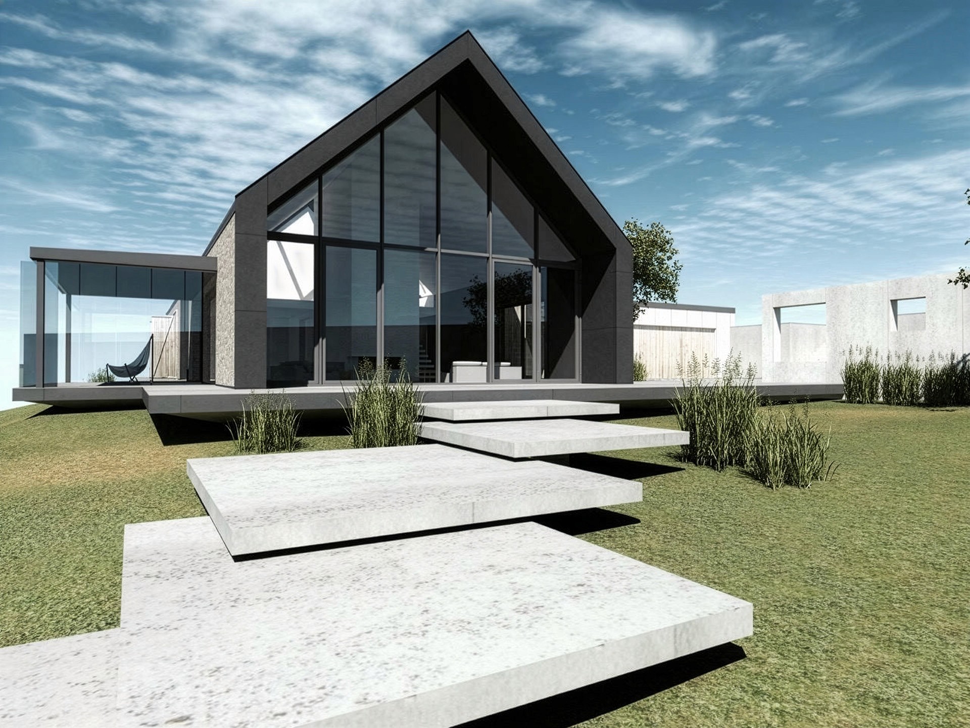 Wizualizacja domu jednorodzinnego