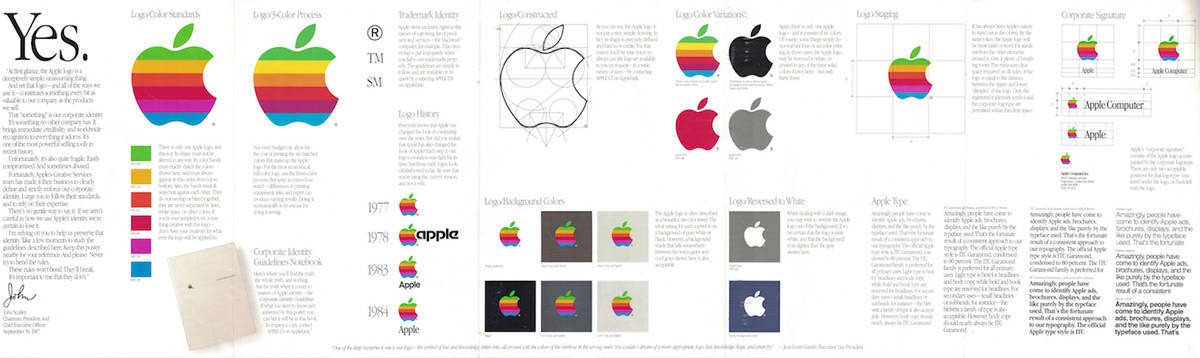 Apple Corporate Identity Guidelines Notebook - Rediscovering Retro Apple