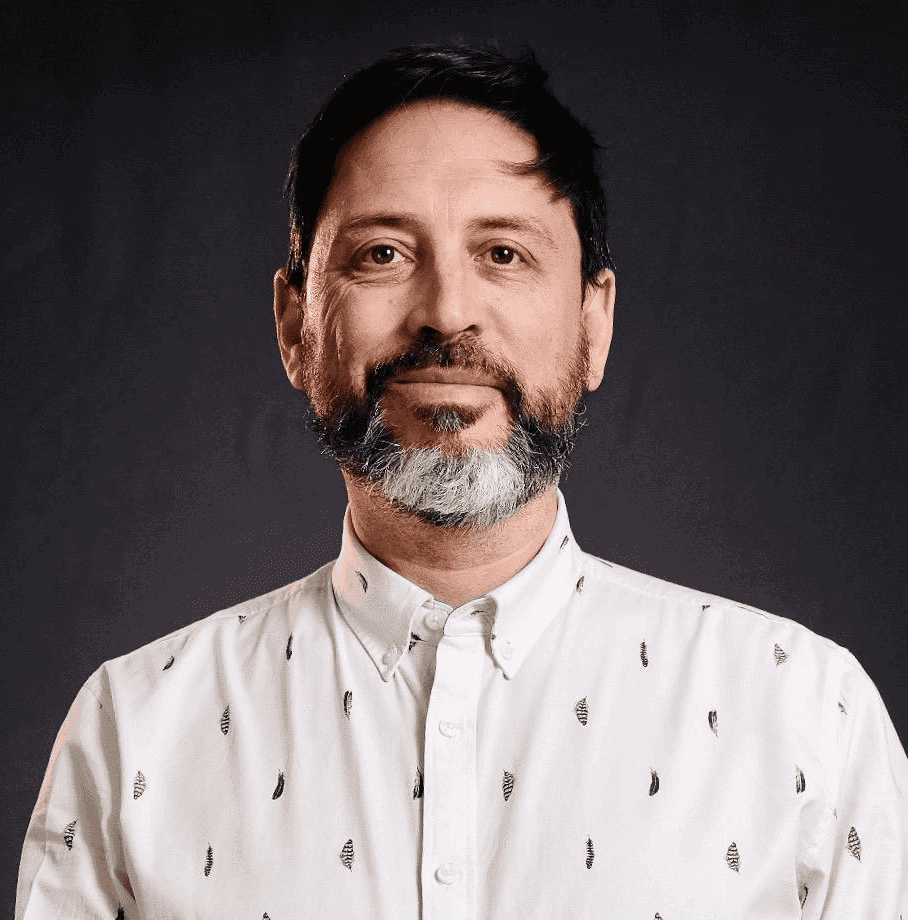 Portrait  of a young man with glasses