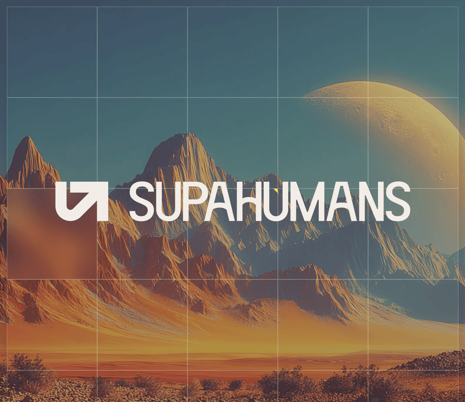 SUPAHUMANS — brand identity overview, AI talent platform case study