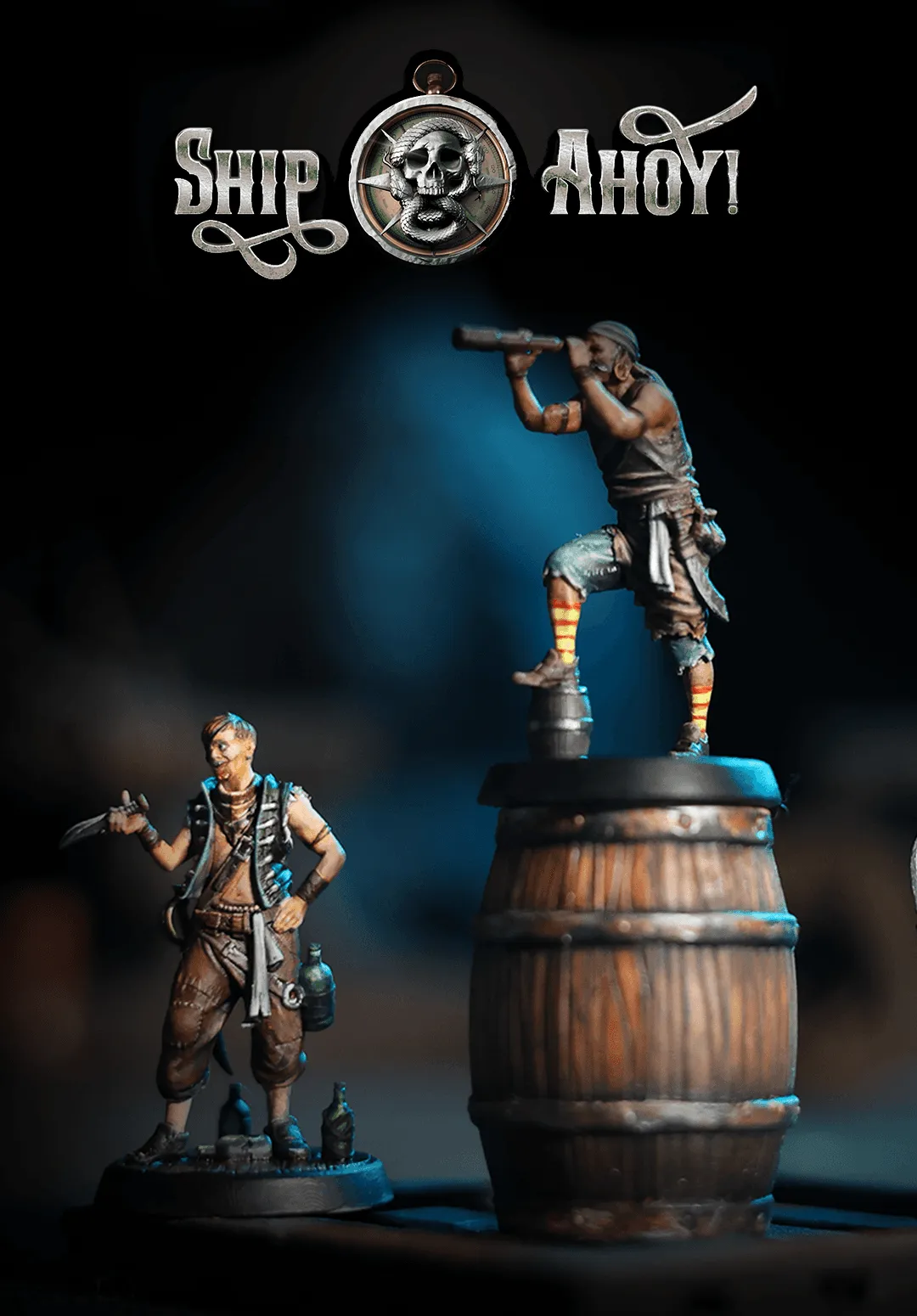 Two miniatures from Loot Studios’ Ship Ahoy bundle.