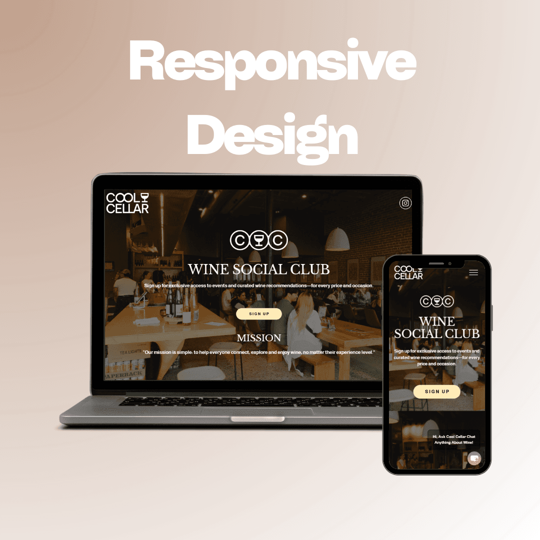 Photo slideshow website mock up