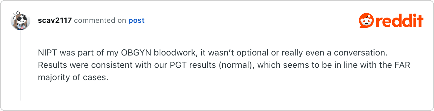 Post on Reddit