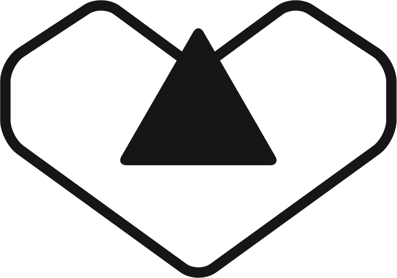 Abstract geometric icon