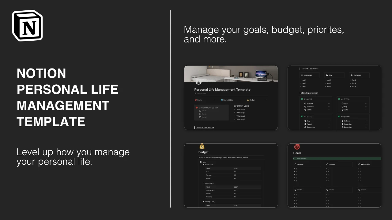 10 Best Notion Personal Templates for 2024