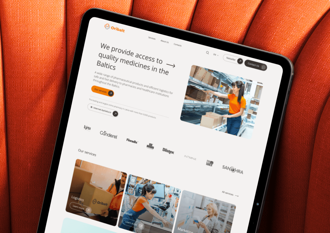 Oribalt UI/UX design - luut.design