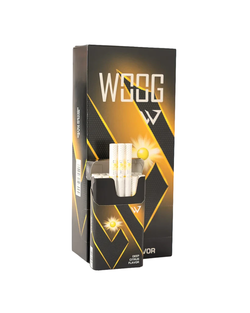 Woog Citrus Mint Orange cigarette pack.