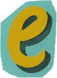 Letter E
