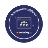 monday.com Advanced Workflows Badge