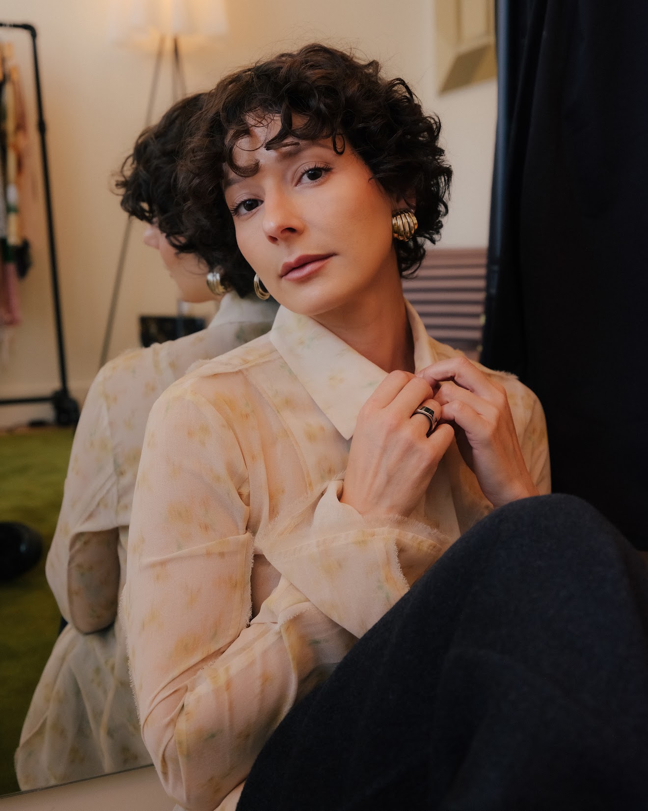 Ballet dancers practising