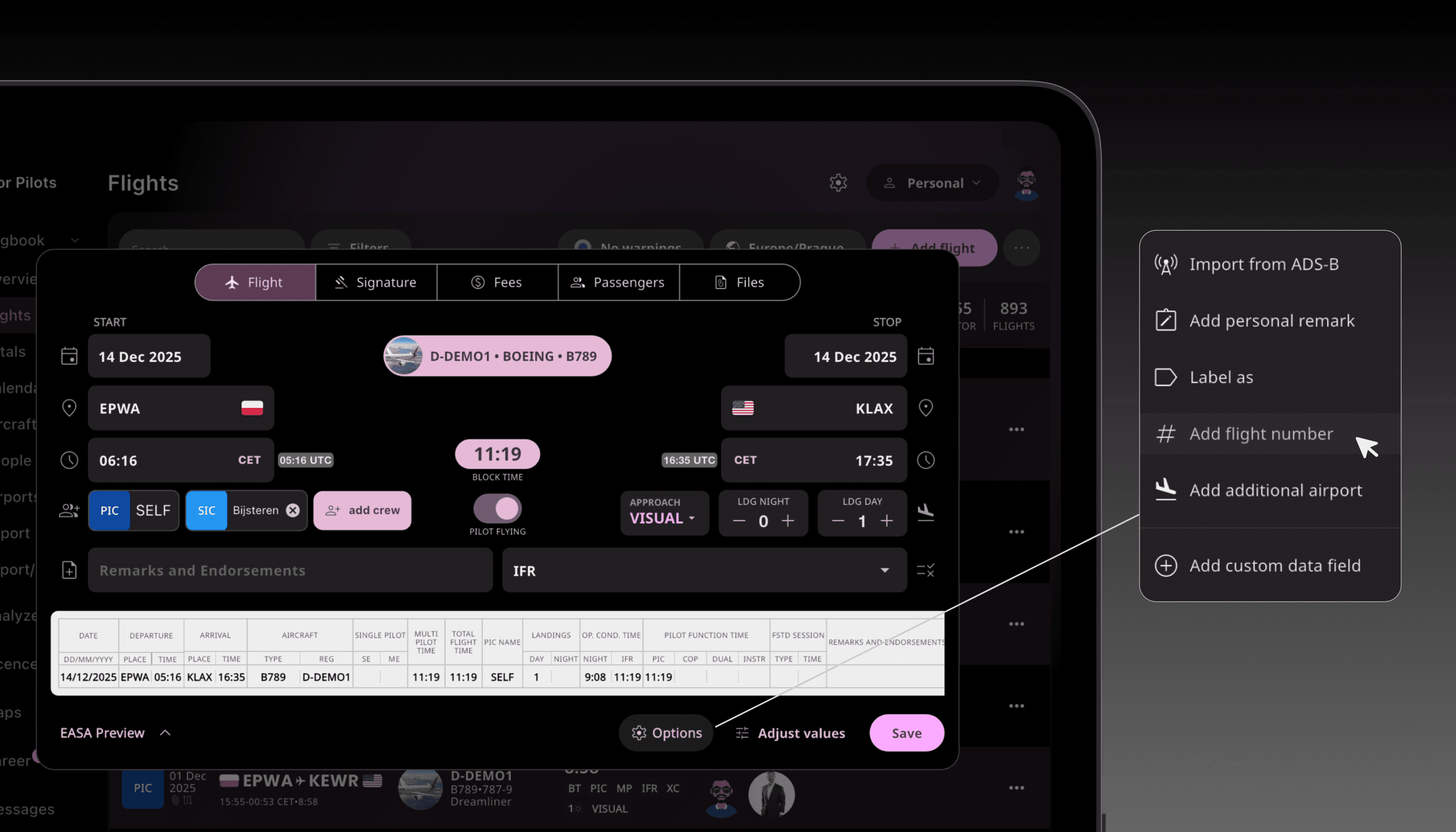 Imporved Logging Form
