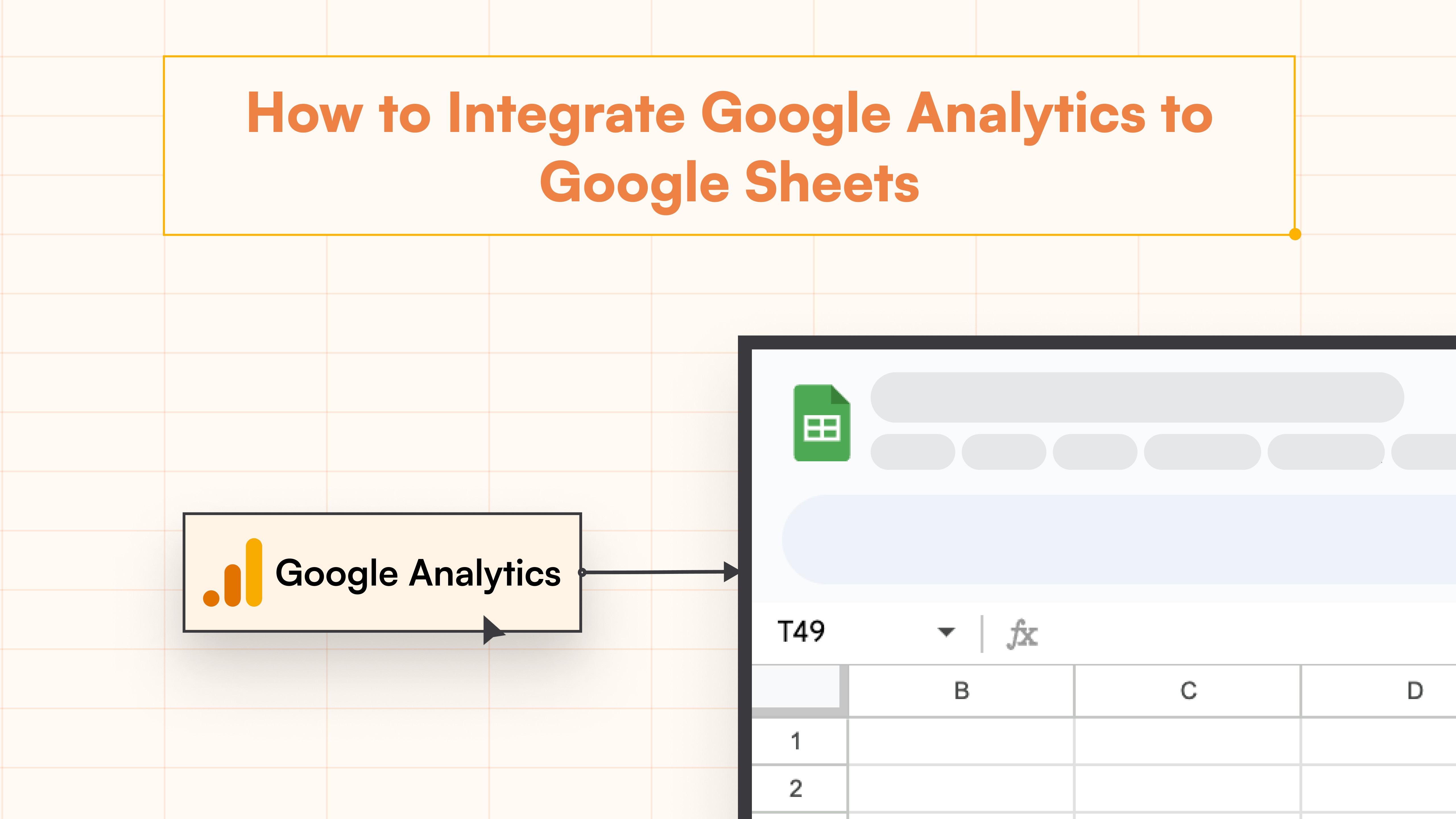 How to connect Google analytics to Google sheets