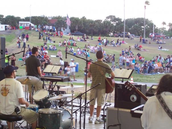 Outdoor worship gathering