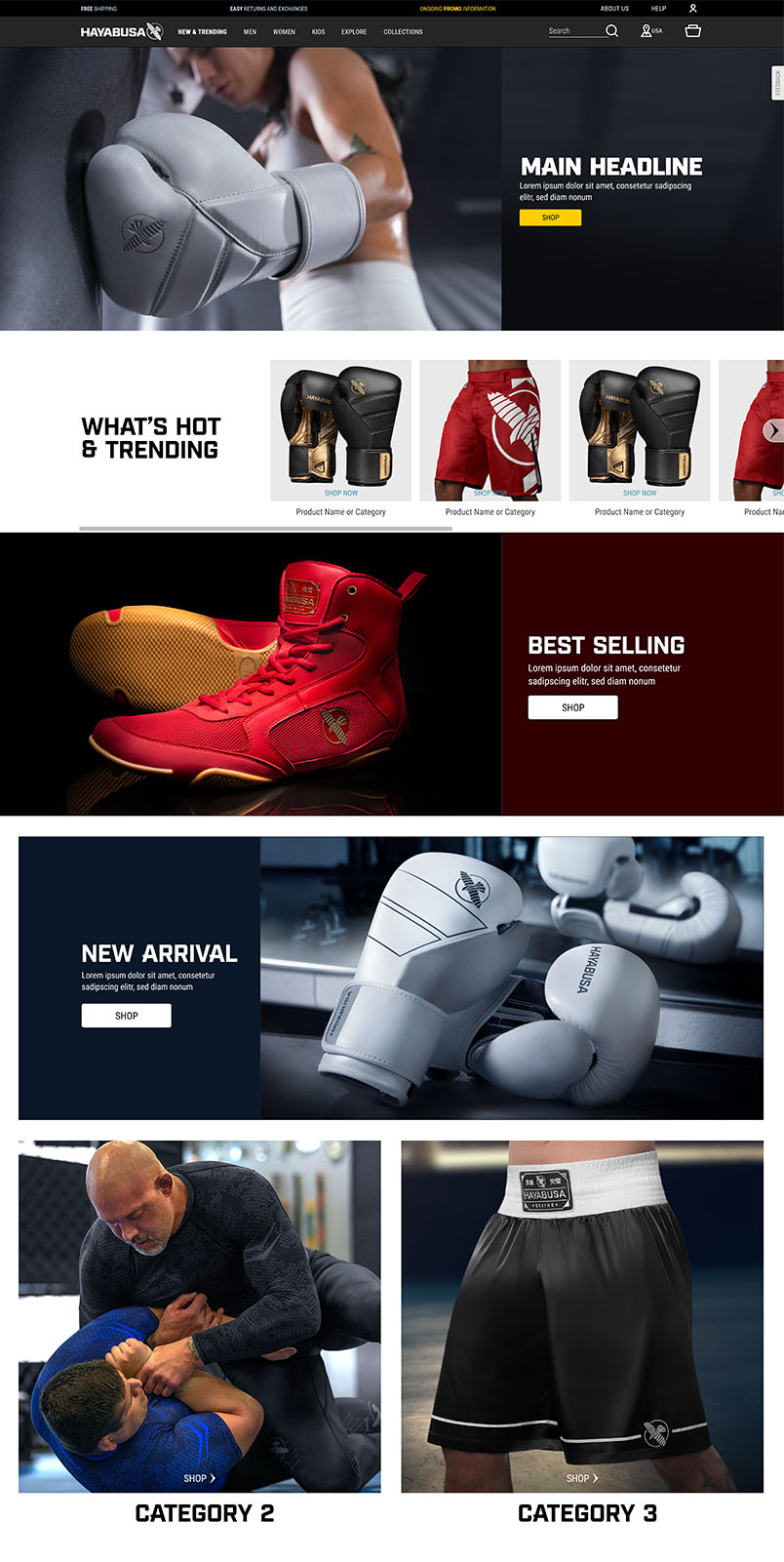 Homepage part 1
