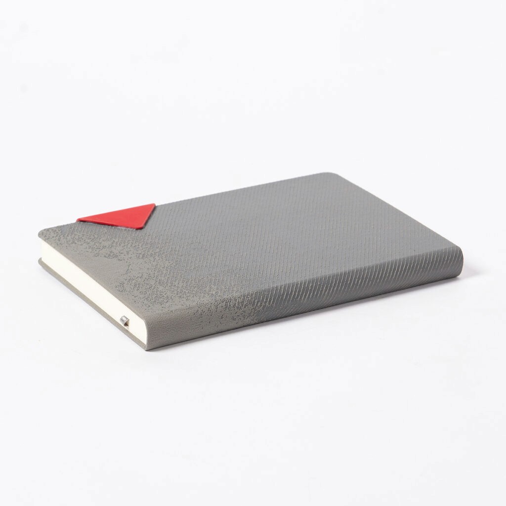 Branded A5 journal with magnetic flap design