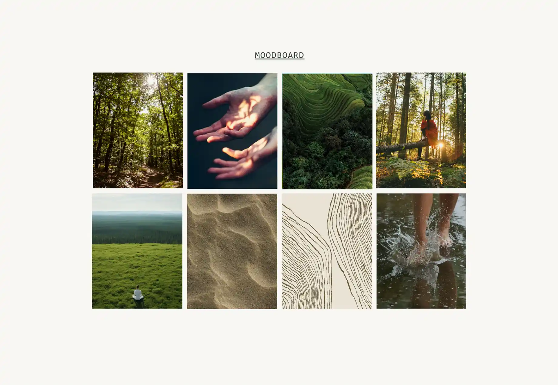 Grain of Thought website design, desktop view
