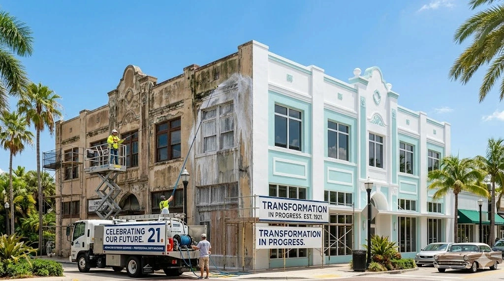 Aluminum fence and ornamental gate installation at a Fort Lauderdale residential property — Planet Construction FL
