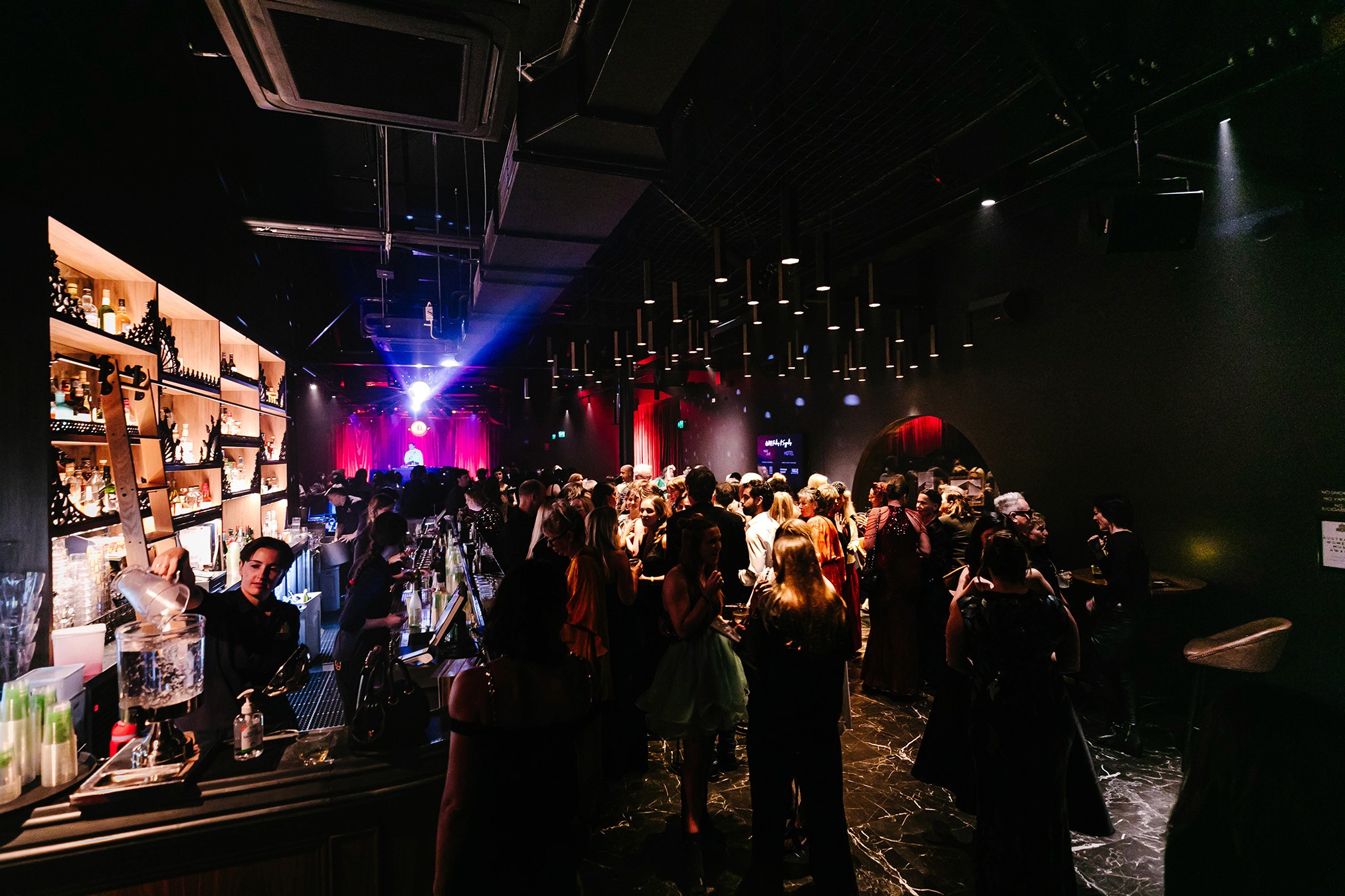 Gala table set up at the Mater Awards 2025 at Glo House
