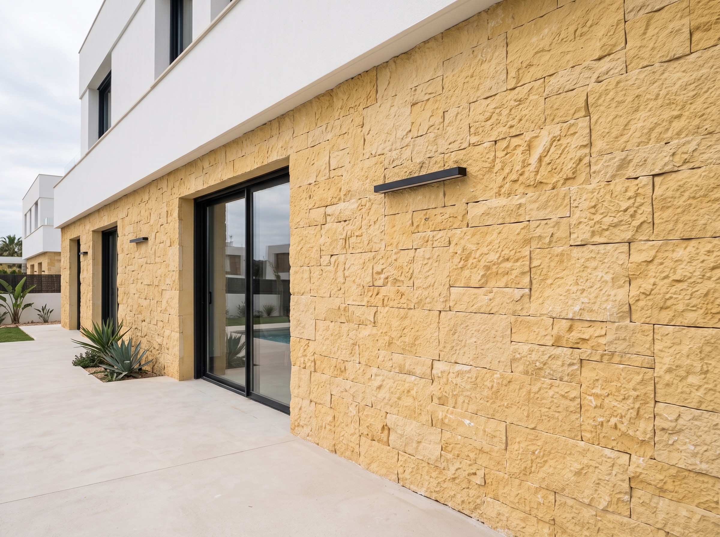 Al Takadom natural stone slab showing rich natural veining and colour movement