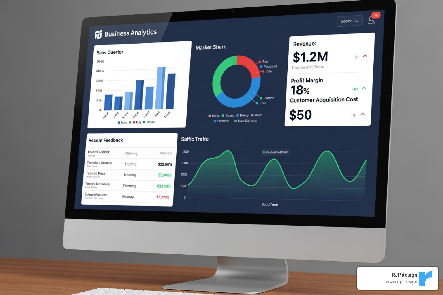 Google Business Profile Performance Insights dashboard - google business optimisation