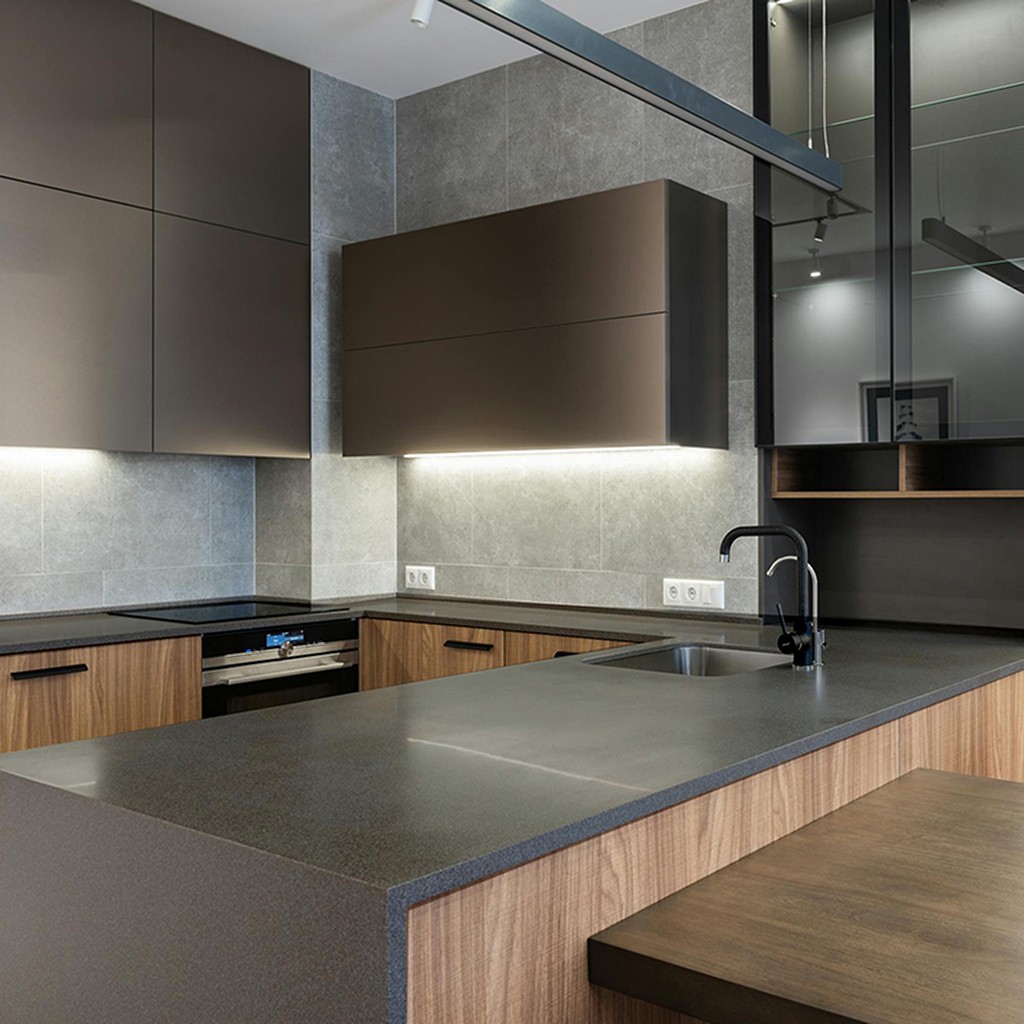 Pewter Grey Quartz Countertop