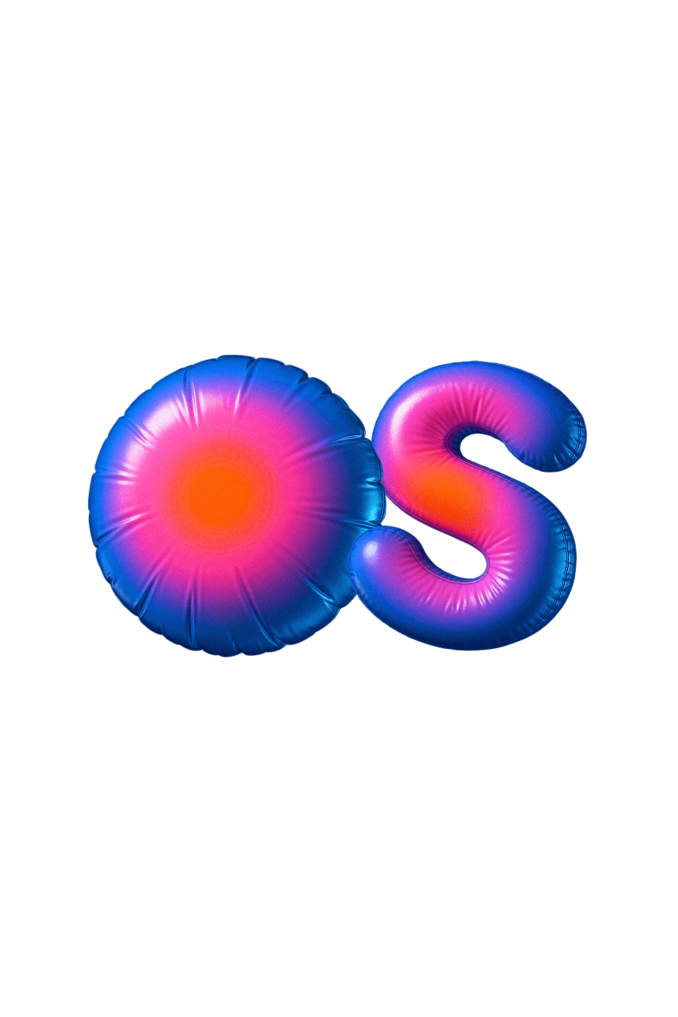 The SegmentOS logo featuring vibrant, puffy 3D letters 'OS'.