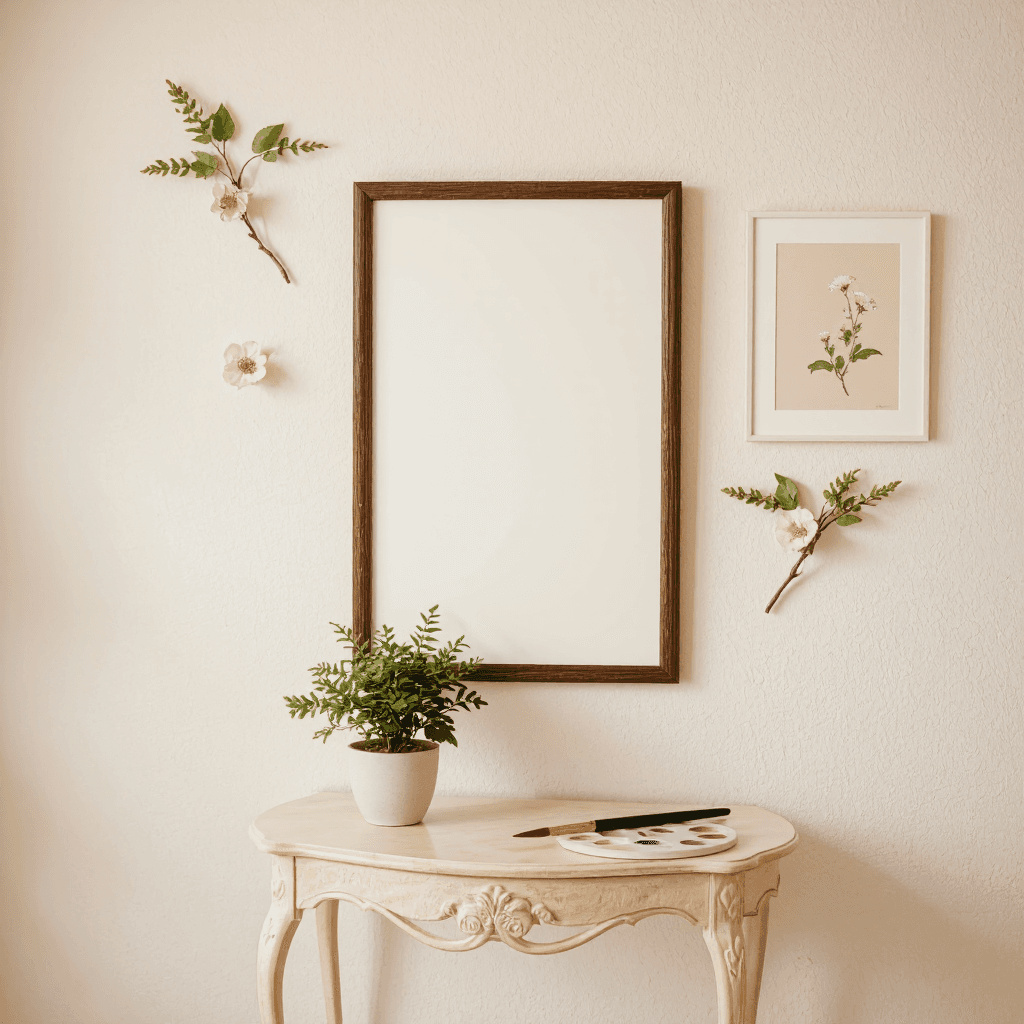 product photography of framed artwork