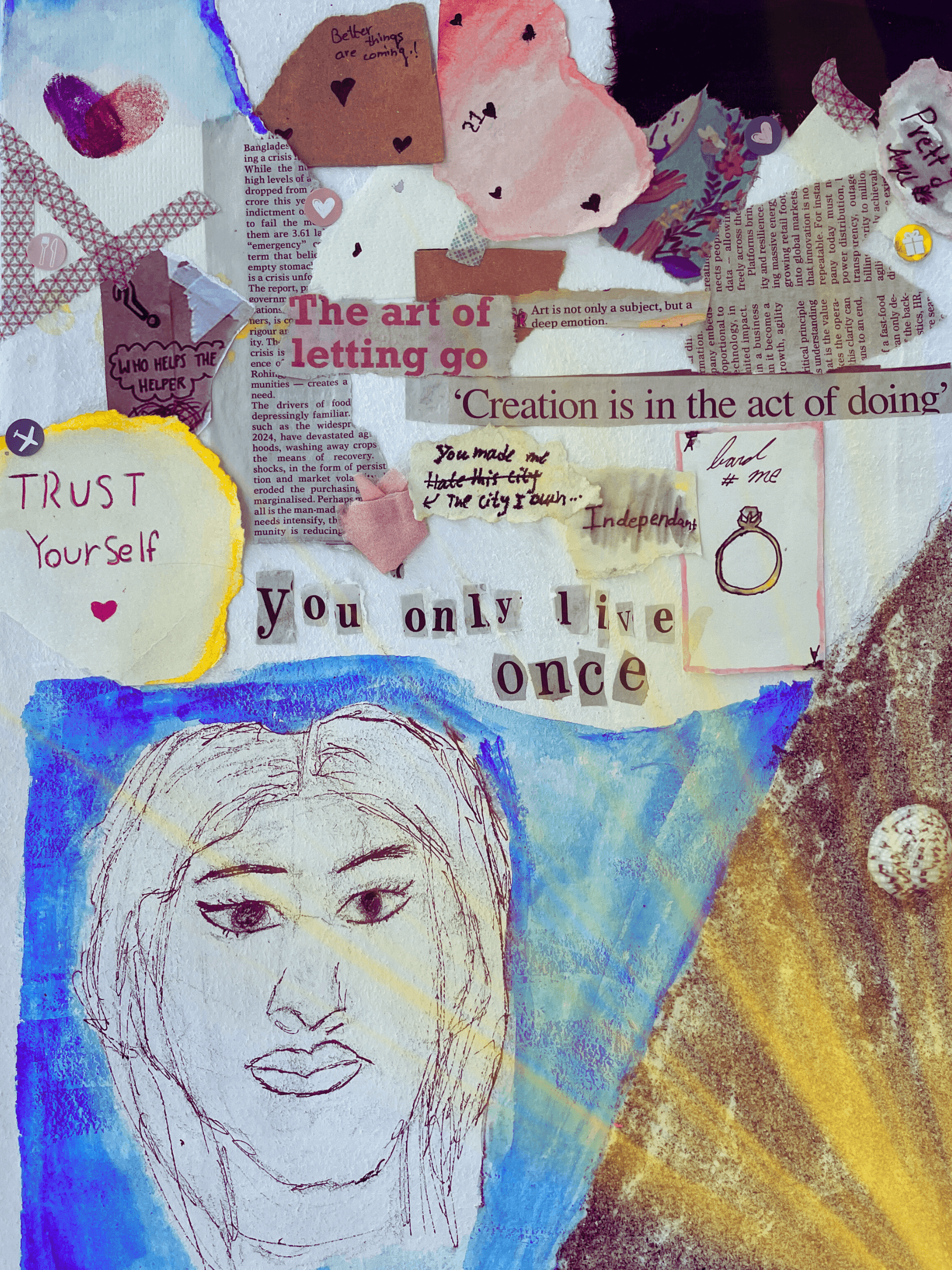 Black plastic pouch on velvet